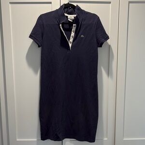 Lacoste Women's Dark Blue Polo Dress